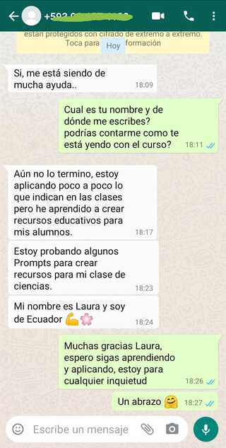 Inteligencia Artificial para Docentes + Master Class: Implicaciones del uso de la Inteligencia Artificial en la Educación